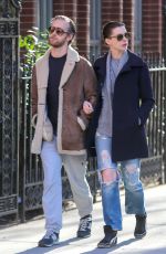 ANNE HATHAWAY and Adam Shulman Out and About in New York