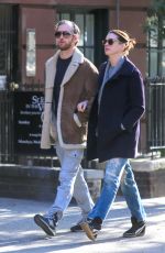 ANNE HATHAWAY and Adam Shulman Out and About in New York