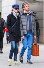 ANNE HATHAWAY and Adam Shulman Out in New York 04/23/2015