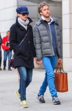 ANNE HATHAWAY and Adam Shulman Out in New York 04/23/2015