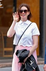 ANNE HATHAWAY Out and About in New Tork