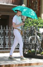 ANNE HATHAWAY Out and About in New York 04/29/2015