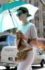 ANNE HATHAWAY Out and About in New York 04/29/2015