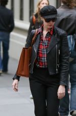 ANNE HATHAWAY Out and About in New York
