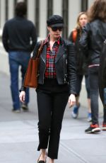 ANNE HATHAWAY Out and About in New York