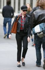 ANNE HATHAWAY Out and About in New York