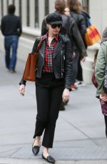 ANNE HATHAWAY Out and About in New York