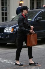 ANNE HATHAWAY Out and About in New York