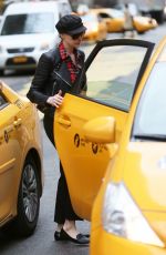 ANNE HATHAWAY Out and About in New York