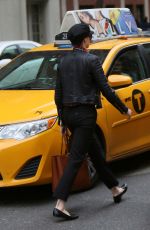 ANNE HATHAWAY Out and About in New York