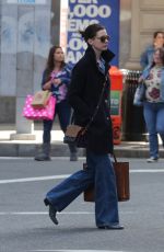 ANNE HATHAWAY Out in New York 04/25/2015