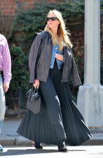 ANNE VYALITSYNA Out and About in New York 04/20/2015