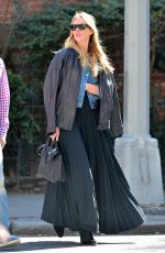 ANNE VYALITSYNA Out and About in New York 04/20/2015