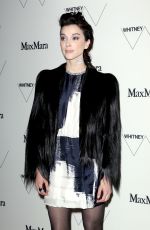 ANNIE CLARK at Whitney Museum of American Art Opening in New York