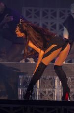 ARIANA GRANDE Performs at Honeymoon Tour in Anaheim