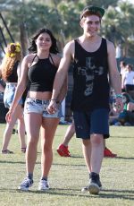 ARIEL WINTER at Coachella Valley Music Festival, Day 3