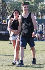 ARIEL WINTER at Coachella Valley Music Festival, Day 3