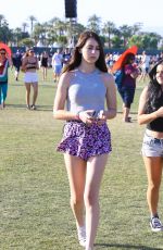 ARIEL WINTER at Coachella Valley Music Festival, Day 3