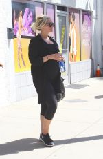 ASHLEE SIMPSON Leaves a Gym in Studio City