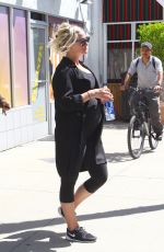 ASHLEE SIMPSON Leaves a Gym in Studio City