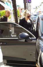 ASHLEE SIMPSON Leaves a Gym in Studio City