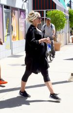 ASHLEE SIMPSON Leaves a Gym in Studio City
