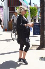 ASHLEE SIMPSON Leaves a Gym in Studio City