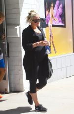 ASHLEE SIMPSON Leaves a Gym in Studio City