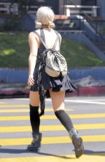 ASHLEY ROBERTS Out and About in Los Angeles