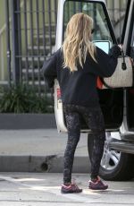 ASHLEY TOSDALE Leaving a Gym in West Hollywood