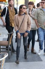 AUBREY PLAZA Out for Lunch in Beverly Hills