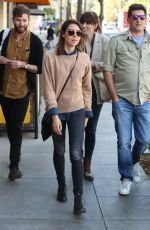 AUBREY PLAZA Out for Lunch in Beverly Hills