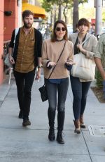 AUBREY PLAZA Out for Lunch in Beverly Hills