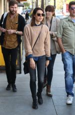AUBREY PLAZA Out for Lunch in Beverly Hills