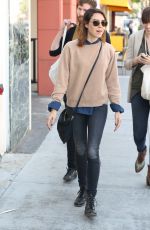 AUBREY PLAZA Out for Lunch in Beverly Hills