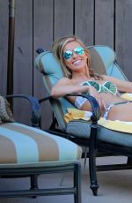 AUDRINA PATRIDGE in Bikini at a Pool in Los Angeles
