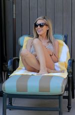 AUDRINA PATRIDGE in Swimsuit at a Pool in Los Angeles