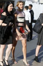 BELLA THORNE and HAILEY BALDWIN on the Set of a Photoshoot in New York