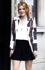 BELLA THORNE Arrives at Bauer Group Radio in London
