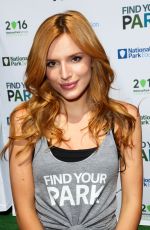 BELLA THORNE at #findyourpark Centennial Launch in New York