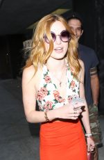BELLA THORNE Leaves Chateau Marmont in West Hollywood 04/26/2015