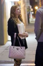 BELLA THORNE Leaves The Mud Hen Tavern in Los Angeles