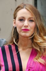 BLAKE LIVELY Arrives at Live with Kelly and Michael in New York 04/21/2015