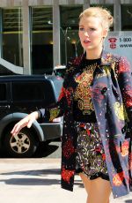BLAKE LIVELY Arrives at SiriusXM Studios in New York 04/21/2015