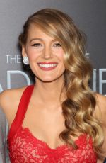 BLAKE LIVELY at The Age of Adaline Premiere in New York