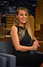 BLAKE LIVELY at The Tonight Show Starring Jimmy Fallon in New York 04/21/2015