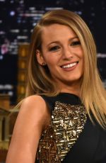 BLAKE LIVELY at The Tonight Show Starring Jimmy Fallon in New York 04/21/2015