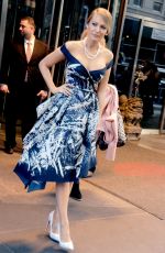 BLAKE LIVELY Leaves Her Hotel in New York 04/21/2015