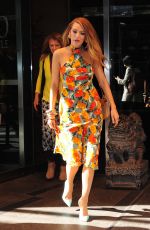 BLAKE LIVELY Leaves Her Hotel in New York 04/22/2015