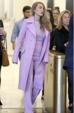 BLAKE LIVELY Leaves SiriusXM Studios in New York